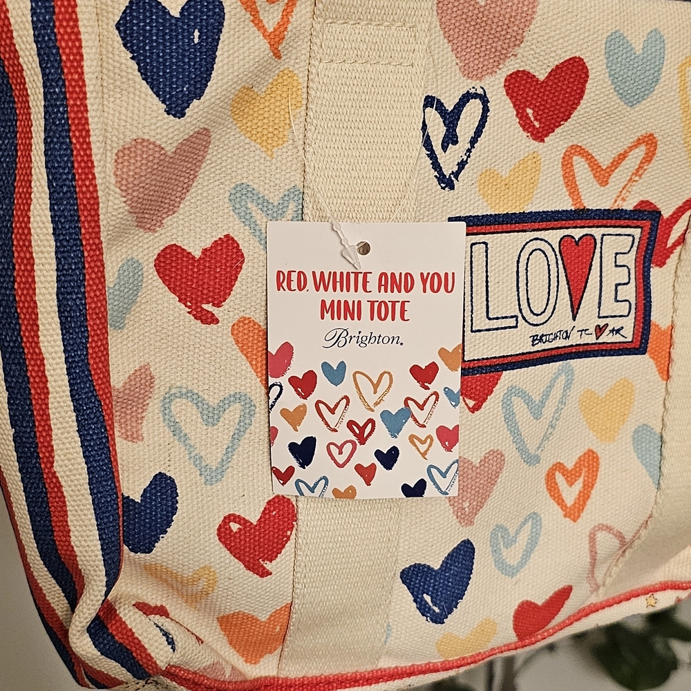 Brighton Red White & You Mini Tote - Picture 3 of 6